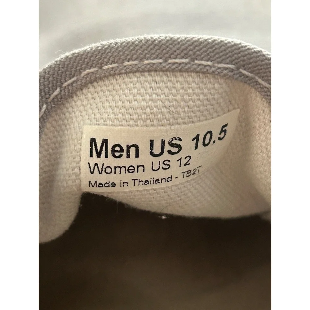 Vans light gray w/ navy laces sneakers men's 10.5
